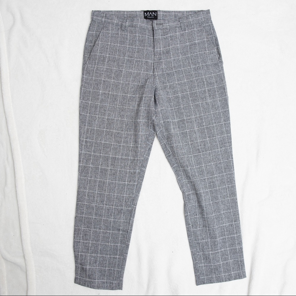 Boohoo man grey pants